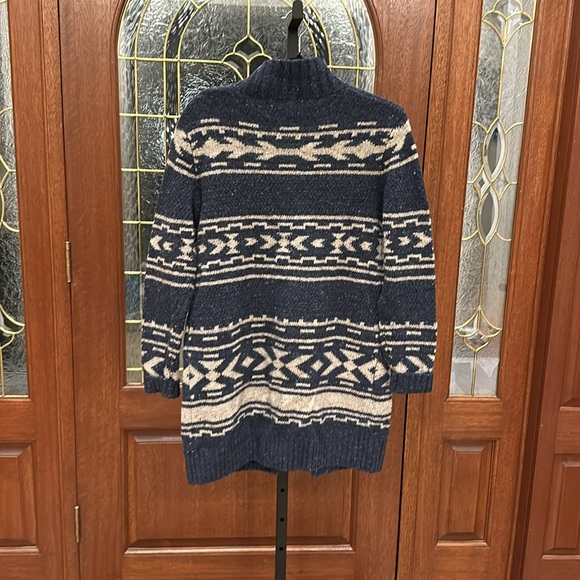 PENDLETON women’s GRAPHIC DONEGAL MERINO CARDIGAN - Picture 13 of 16